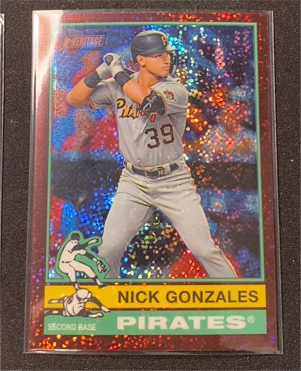 2025 Topps Heritage #425 Nick Gonzales — front