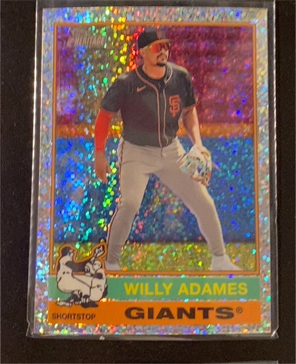 2025 Topps Heritage Chrome #122 Willy Adames — front