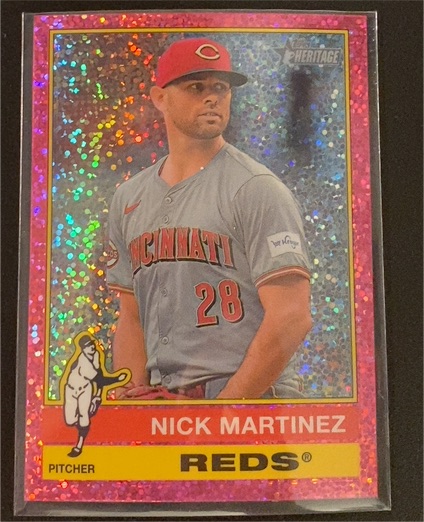 2025 Topps Heritage #444 Nick Martinez — front