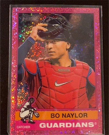 2025 Topps Heritage #366 Bo Naylor — front