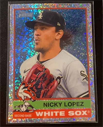 2025 Topps Heritage #371 Nicky Lopez — front
