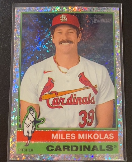 2025 Topps Heritage #426 Miles Mikolas — front