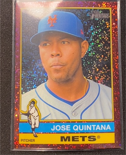 2025 Topps Heritage #242 Jose Quintana — front