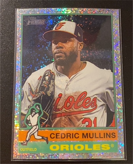 2025 Topps Heritage Chrome #166 Cedric Mullins — front