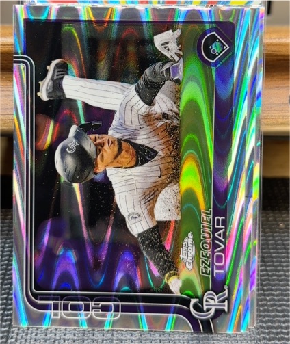 2025 Topps Chrome #154 Ezequiel Tovar — front