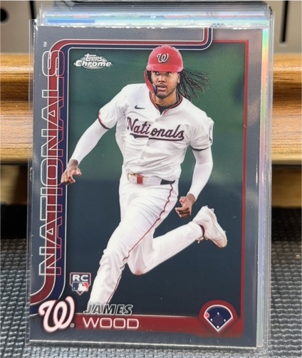 2025 Topps Chrome #132 James Wood — front