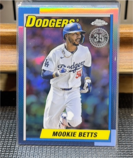 2025 Topps Chrome 35th Anniversary #90CB-8 Mookie Betts — front