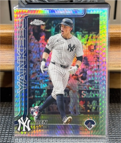 2025 Topps Chrome #139 Ben Rice — front