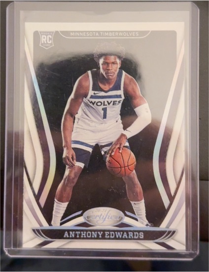 2020-21 Panini Certified #200 Anthony Edwards — front