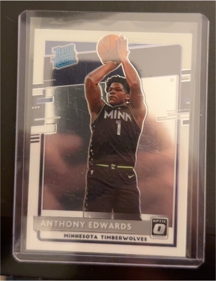 2020-21 Panini Donruss Optic #151 Anthony Edwards — front