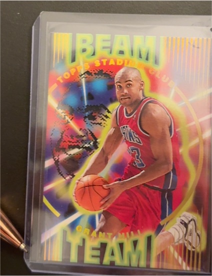1995 Topps Stadium Club Beam Team #B19 Grant Hill — front