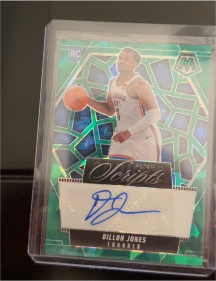 2024-25 Panini Mosaic Scripts #MS-DIL Dillon Jones — front