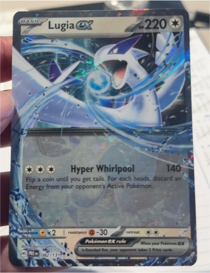 2025 Pokémon SV: Prismatic Evolutions #082 Lugia ex — front