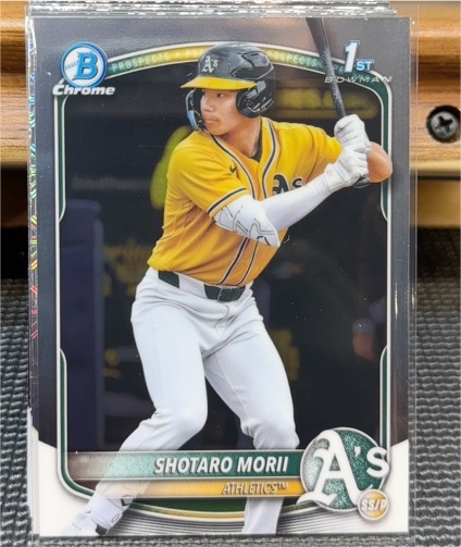 2025 Bowman Chrome #BCP-170 Shotaro Morii — front