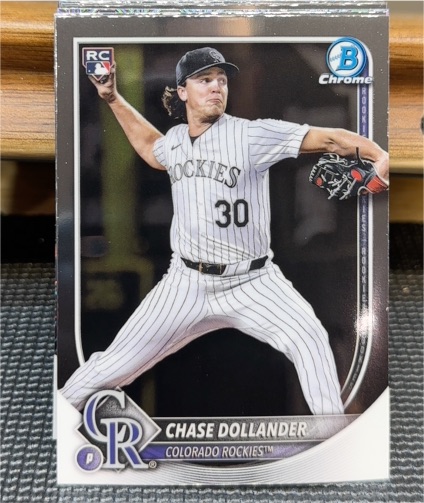 2025 Bowman Chrome #62 Chase Dollander — front