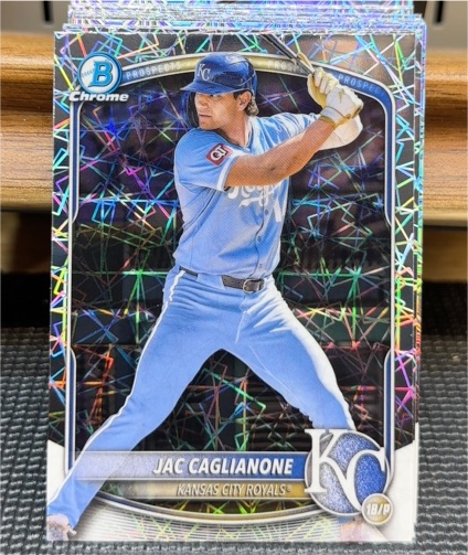2025 Bowman Chrome #BCP-154 Jac Caglianone — front