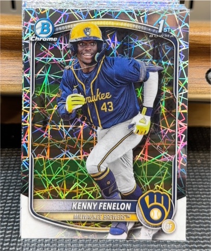 2025 Bowman Chrome #BCP-190 Kenny Fenelon — front