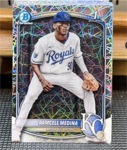 2025 Bowman Chrome #BCP-187 Ramcell Medina — front