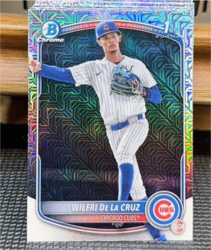 2025 Bowman Chrome #BCP-209 Wilfri De La Cruz — front