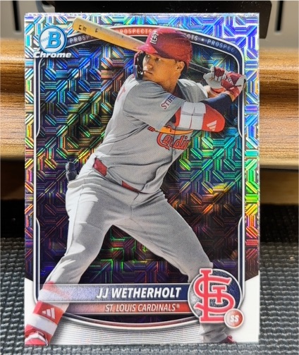 2025 Bowman Chrome #BCP-241 JJ Wetherholt — front
