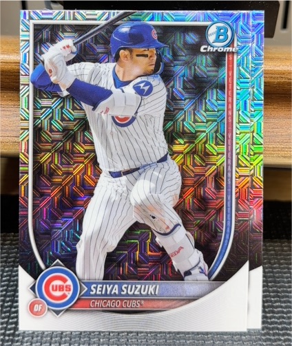 2025 Bowman Chrome #60 Seiya Suzuki — front