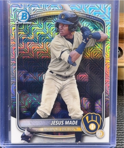 2025 Bowman Chrome #BCP-245 Jesus Made — front