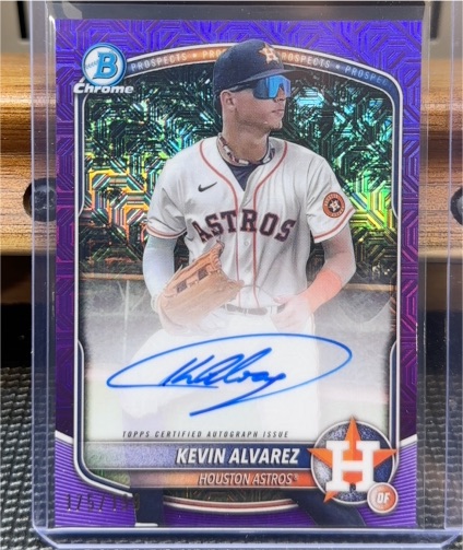 2025 Bowman Chrome #BMA-KA Kevin Alvarez — front