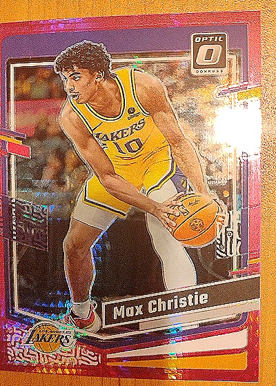 2023-24 Panini Donruss Optic #88 Max Christie — front