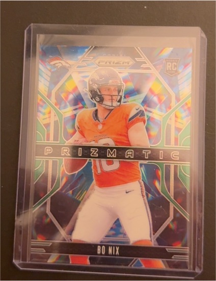 2024 Panini Prizm Prizmatic #11 Bo Nix — front