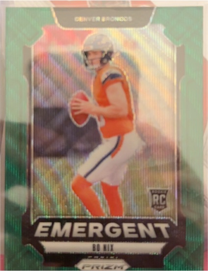 2024 Panini Prizm Emergent #3 Bo Nix — front