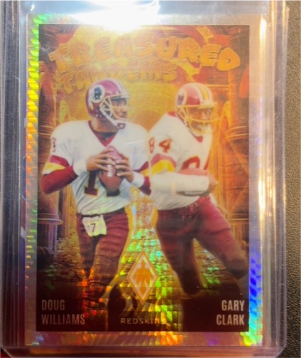 2024 Panini Phoenix #TT-WAS Doug Williams & Gary Clark Treasured Tandems — front