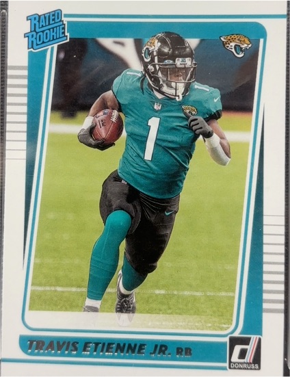 2021 Donruss Rated Rookie #258 Travis Etienne Jr. — front