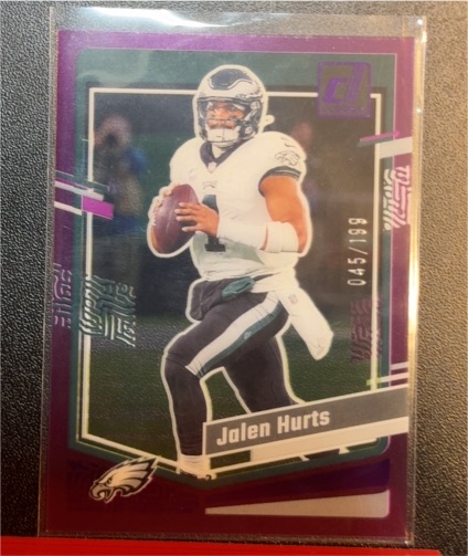 2023 Panini Donruss Clearly #45 Jalen Hurts — front