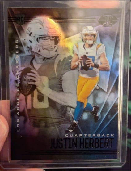 2020 Panini Illusions #7 Justin Herbert — front