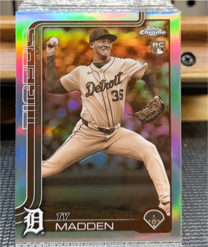 2025 Topps Chrome #483 Ty Madden — front