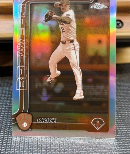 2025 Topps Chrome #45 Brice Turang — front