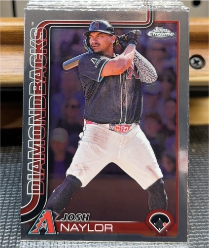 2025 Topps Chrome #15 Josh Naylor — front