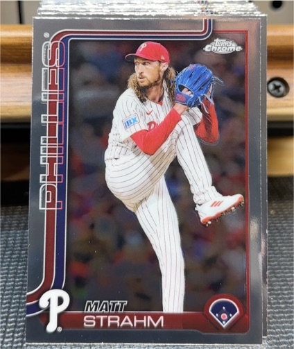 2025 Topps Chrome #178 Matt Strahm — front