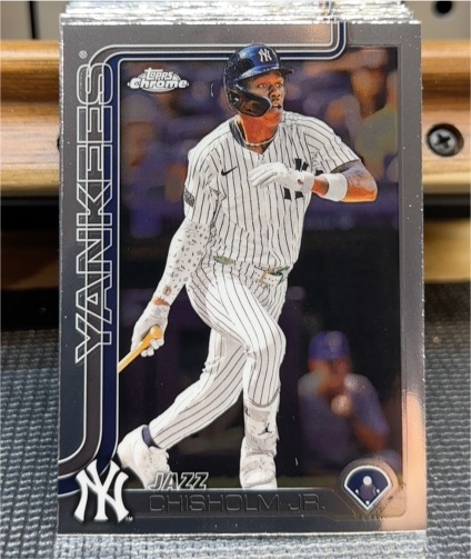 2025 Topps Chrome #283 Jazz Chisholm Jr. — front