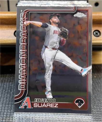 2025 Topps Chrome #48 Eugenio Suarez — front