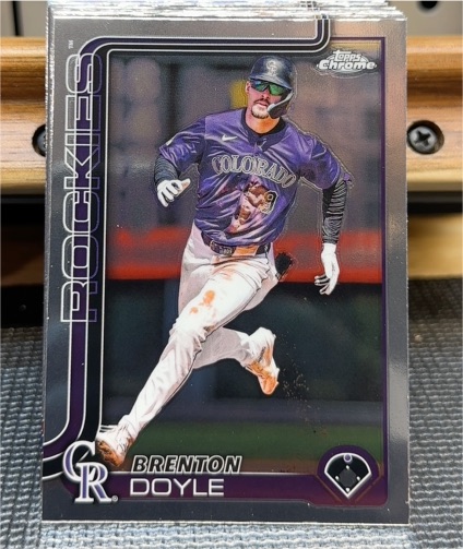 2025 Topps Chrome #118 Brenton Doyle — front