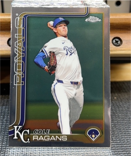 2025 Topps Chrome #151 Cole Ragans — front
