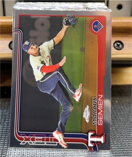 2025 Topps Chrome #27 Marcus Semien — front