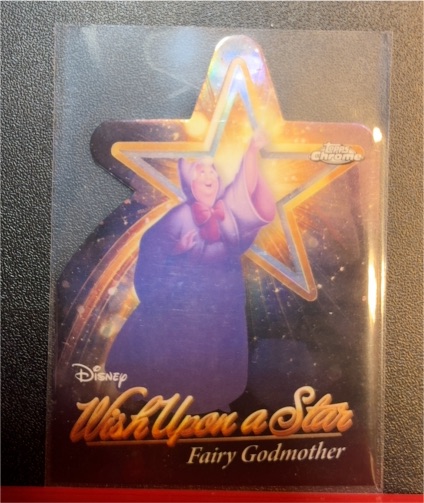 2025 Topps Disney Wonder #W-20 Fairy Godmother Wish Upon a Star Chrome Die-Cut — front
