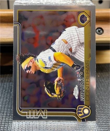 2025 Topps Chrome #25 William Contreras — front