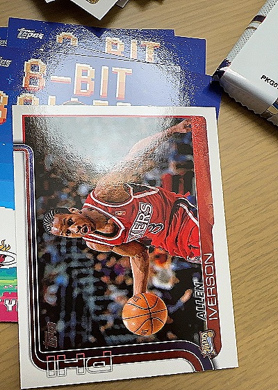 1996 Topps #111 Allen Iverson — front