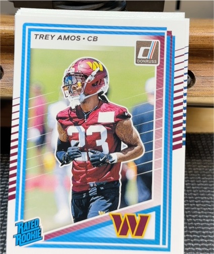 2025 Panini Donruss #369 Trey Amos — front