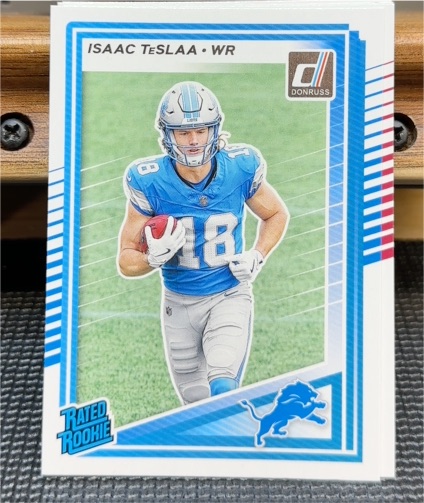 2025 Panini Donruss #338 Isaac TeSlaa Rated Rookie — front