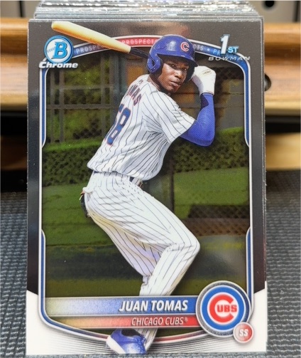 2025 Bowman Chrome #BCP-230 Juan Tomas — front