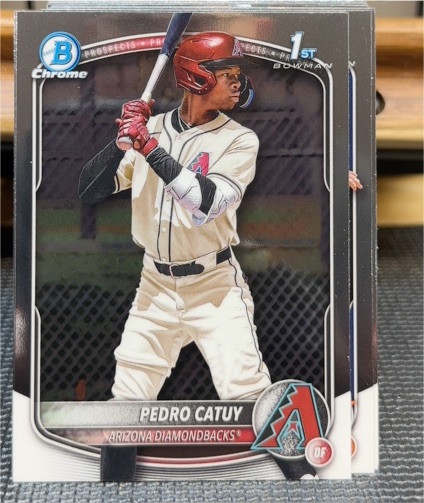 2025 Bowman Chrome #BCP-210 Pedro Catuy — front